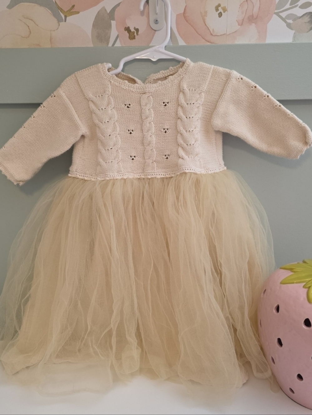 Wild wawa 2/3 tulle crochet cream dress boho Bohemian cotton 2t 3t spring ballet